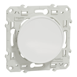 Schneider - Odace - Obturateur à VIS - blanc - Réf : S520666