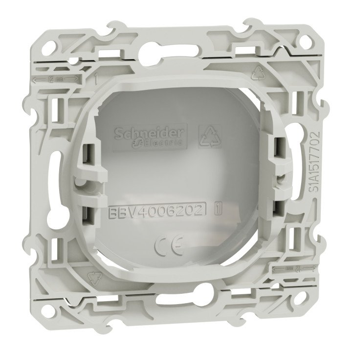 Schneider - Odace - Obturateur à VIS - blanc - Réf : S520666