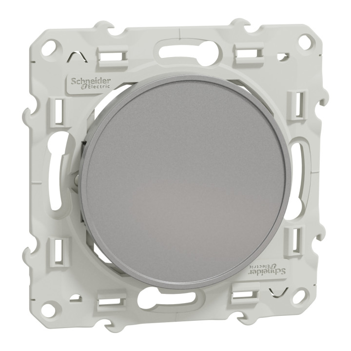 Schneider - Odace - Obturateur à VIS - Aluminium - Réf : S530666