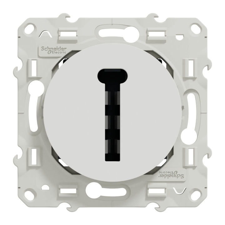 Schneider - Odace - Conjoncteur en T - 8 contacts - blanc - Réf : S520496