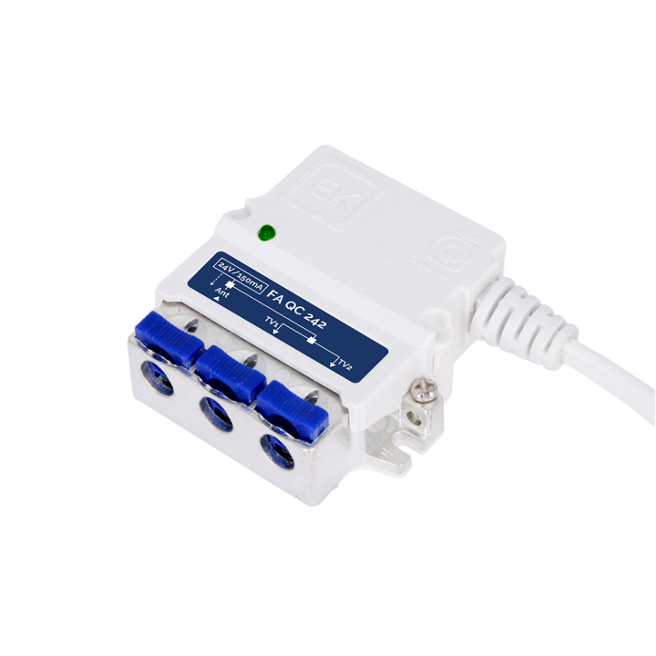 CAE - Kit antenne UHF LTE 5G avec alimentation FA QC 242 - Réf : KITEKBLUEACTIVE