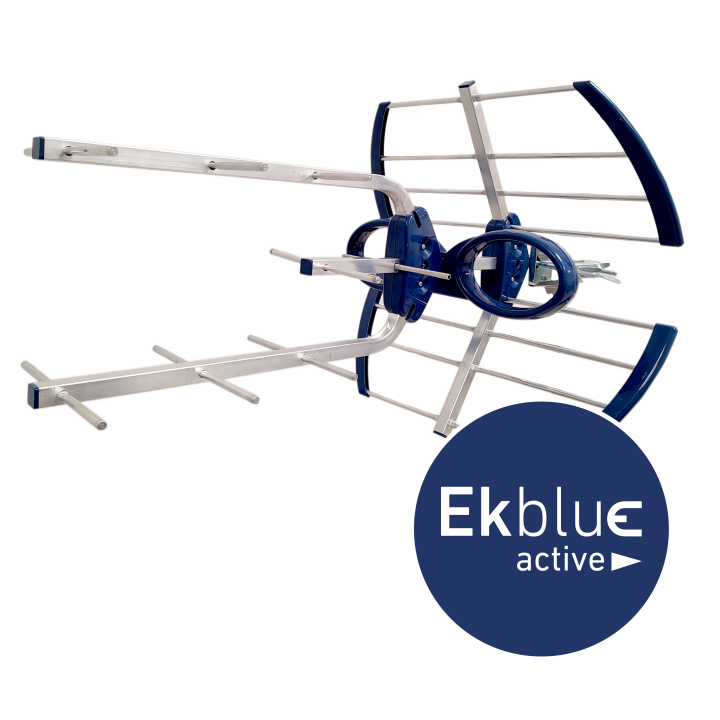 CAE - Kit antenne UHF LTE 5G avec alimentation FA QC 242 - Réf : KITEKBLUEACTIVE