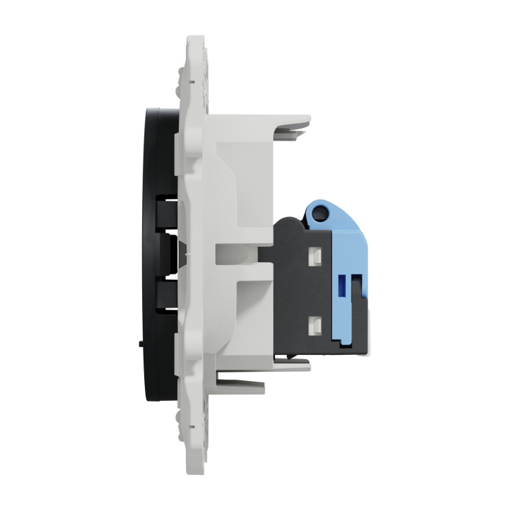Schneider - Prise RJ45 Grade 1 Odace - Anthracite - Catégorie 6 UTP - Multimédia - IDC - Réf : S540475