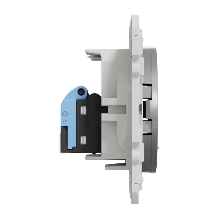 Schneider - Prise RJ45 Grade 1 Odace - Alu - Catégorie 6 UTP - Multimédia - IDC - Réf : S530475