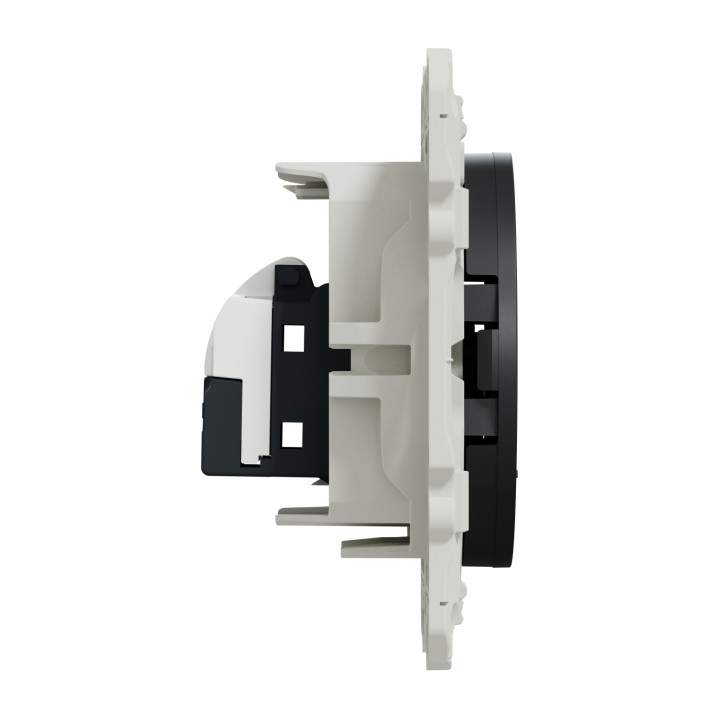 Schneider - Prise RJ45 Grade 1 Odace - Anthracite - Catégorie 5 UTP - Téléphone - IDC - Réf : S540471