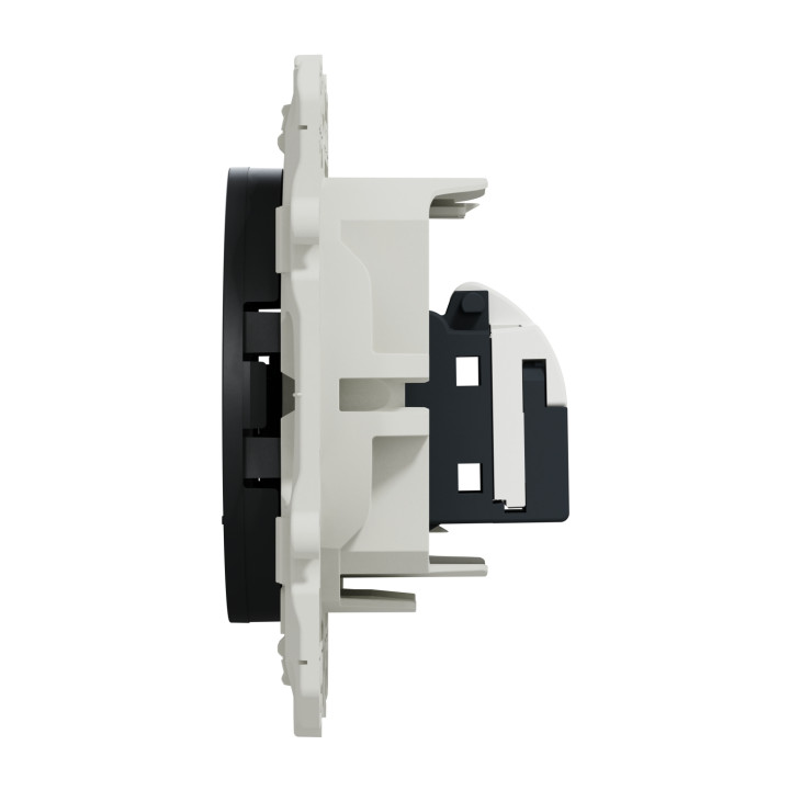Schneider - Prise RJ45 Grade 1 Odace - Anthracite - Catégorie 5 UTP - Téléphone - IDC - Réf : S540471