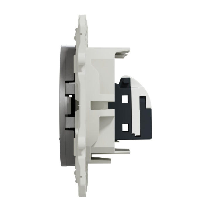 Schneider - Prise RJ45 Grade 1 Odace - Alu - Catégorie 5 UTP - Téléphone - IDC - Réf : S530471
