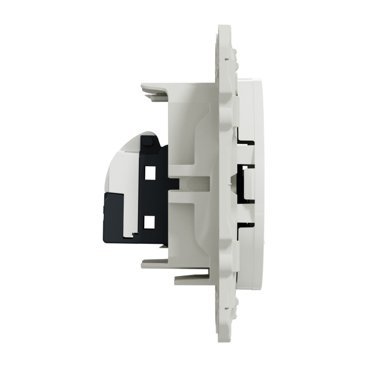 Schneider - Odace - Prise RJ45 Grade 1- Blanc - Catégorie 5 UTP - Téléphone - IDC - Réf : S520471