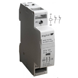 Digital Electric - Contacteur 2x20A 220Vac NC - 04513