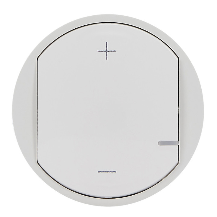 Legrand - Céliane - Interrupteur ECOvariateur 2 fils sans neutre - Complet - Blanc - Réf : 067083A+065083A+080251+066631