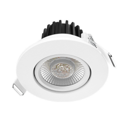 Miidex - Spot LED Ø68 Dimmable blanc - orientable - 8W - IP65 - CCT - BBC - Angle 60° - 2700 / 3000 / 4000°K - Réf : 100794