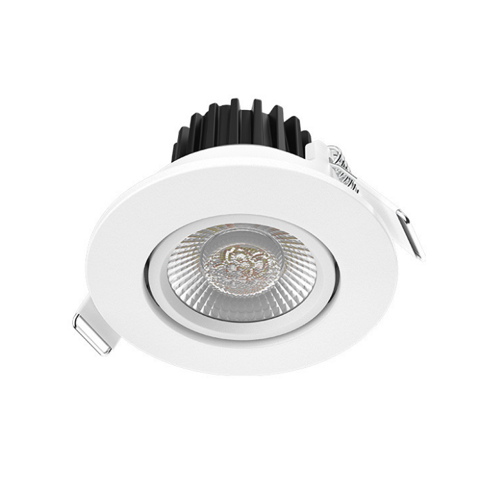 Miidex - Spot LED Ø68 Dimmable blanc - orientable - 8W - IP65 - CCT - BBC - Angle 60° - 2700 / 3000 / 4000°K - Réf : 100794