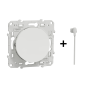 Schneider Odace - Bouton poussoir avec voyant témoin bleu - 10A - 250V - Réf : S520206 + S520291
