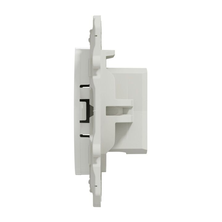 Schneider - Odace - Prise TV simple - Antenne - À vis - Blanc - Réf : S520445