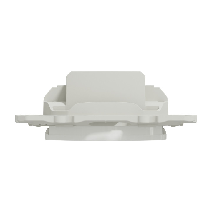 Schneider - Odace - Prise TV simple - Antenne - À vis - Blanc - Réf : S520445