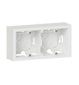 Legrand Dooxie - Cadre saillie 2 postes - Horizontal/vertical - Réf : 600042