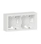 Legrand Dooxie - Cadre saillie 2 postes - Horizontal/vertical - Réf : 600042