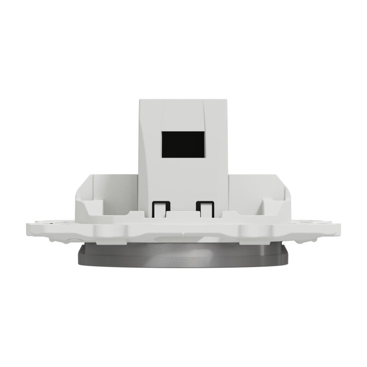 Schneider - Odace - Prise USB - 5V - ALUMINIUM - Réf : S530408