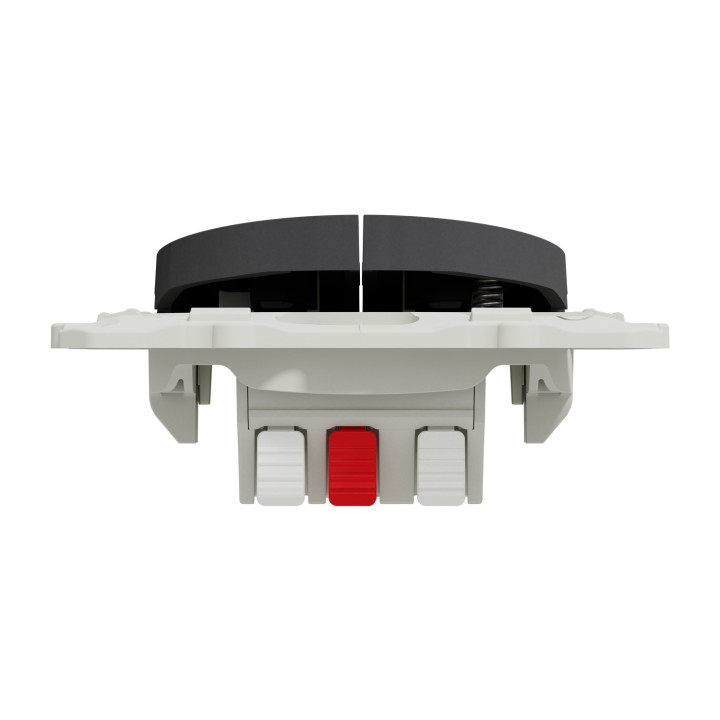 Schneider - Odace - Va-et-vient + poussoir - ANTHRACITE - 10A - 250V - Réf : S540285