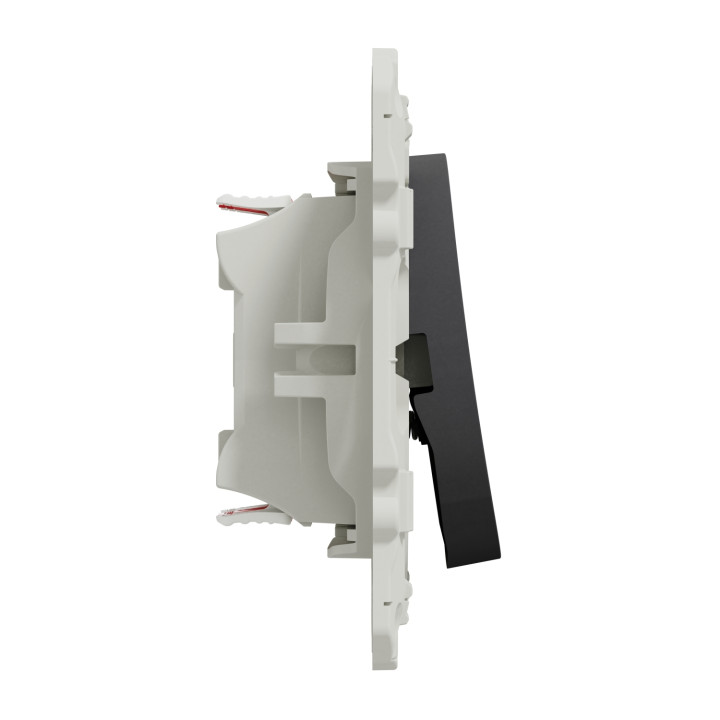Schneider - Odace - Va-et-vient + poussoir - ANTHRACITE - 10A - 250V - Réf : S540285