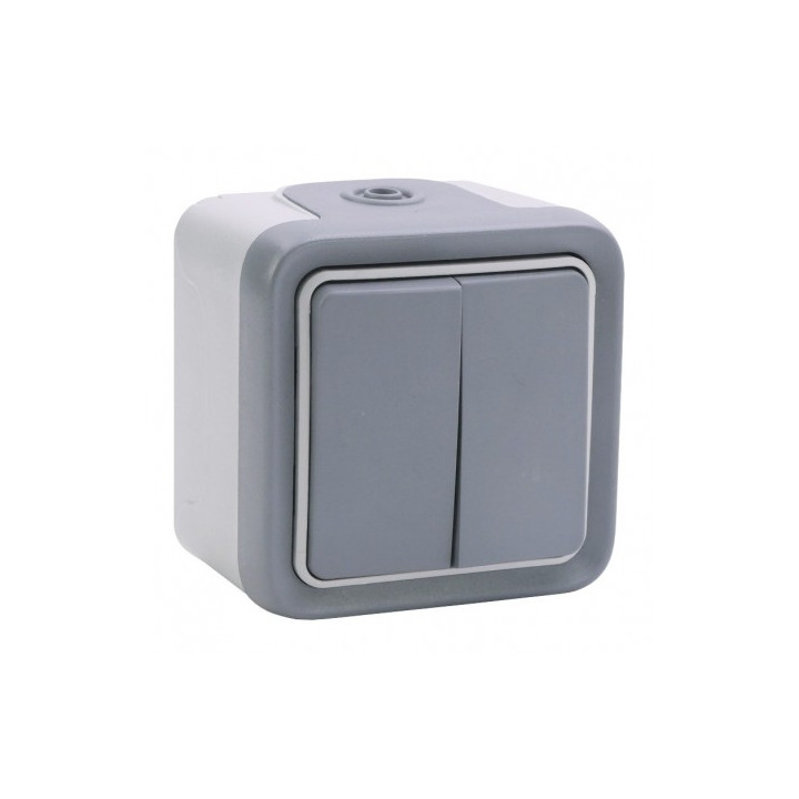 Legrand Plexo - Double Va-et-Vient 10A - 230V - IP55/IK07 - 069715