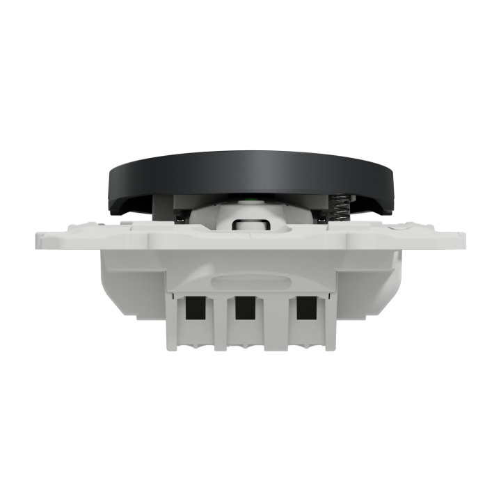 Schneider - Odace - Bouton poussoir - anthracite - lumineux LED bleu - 10A - 250V - Réf : S540276