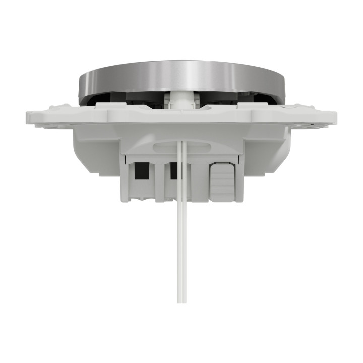 Schneider - Odace - Va-et-Vient lumineux/témoin LED orange - aluminium - 10A - 250V - Réf : S530263
