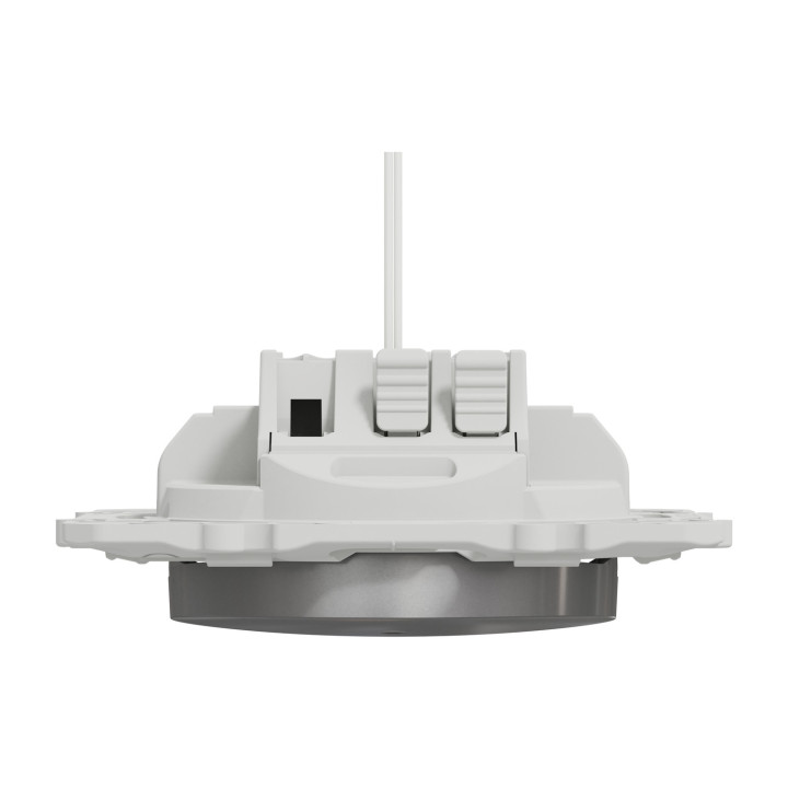 Schneider - Odace - Va-et-Vient lumineux/témoin LED orange - aluminium - 10A - 250V - Réf : S530263