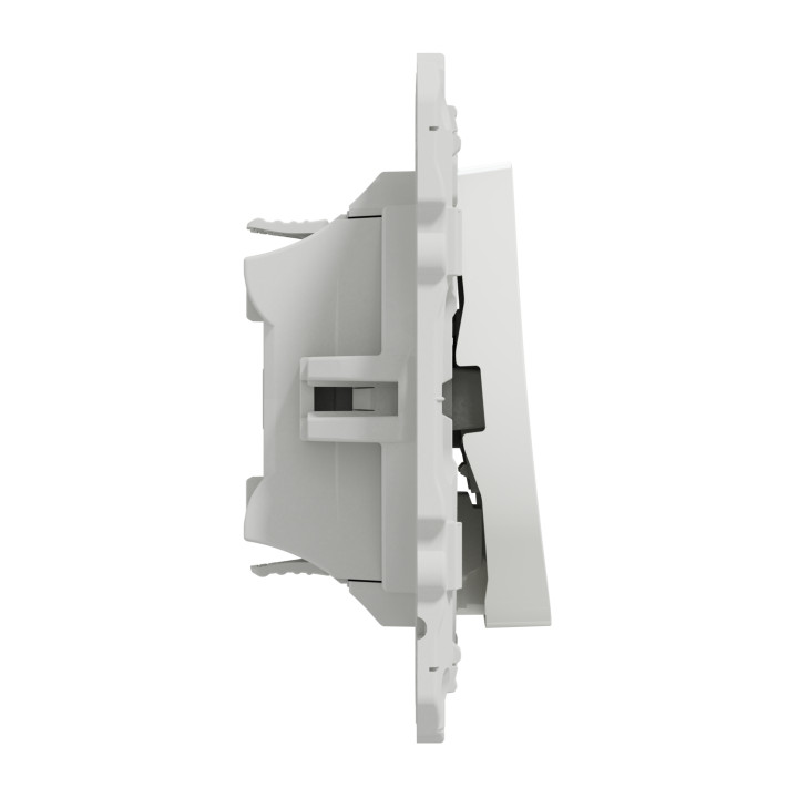 Schneider - Odace - Va-et-Vient lumineux/témoin LED orange - blanc - 10A - 250V - Réf : S520263