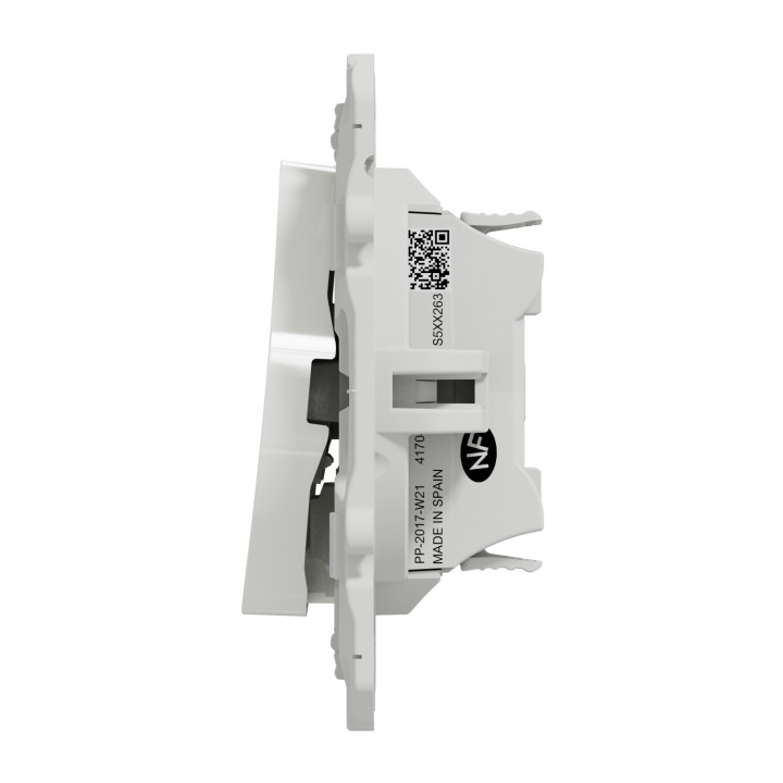 Schneider - Odace - Va-et-Vient lumineux/témoin LED orange - blanc - 10A - 250V - Réf : S520263