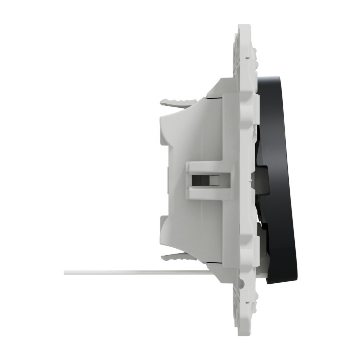 Schneider - Odace - Va-et-Vient lumineux/témoin LED orange - anthracite - 10A - 250V - Réf : S540263