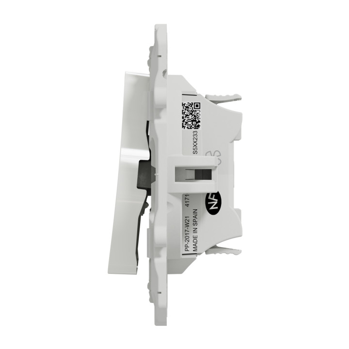 Schneider - Odace - Interrupteur VMC 2 positions - blanc - Réf : S520233