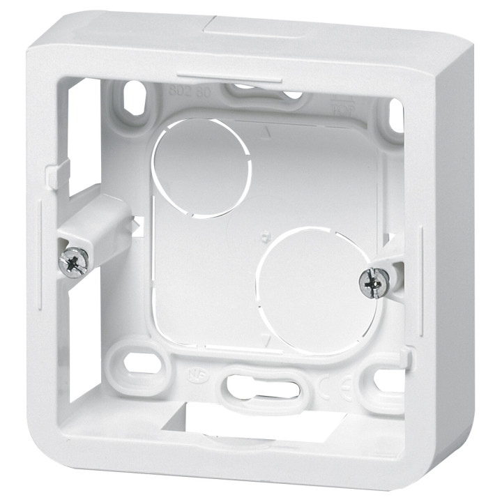 Legrand Mosaic - Cadre saillie 1 poste - prof 30 - 2 modules - Réf : 080280