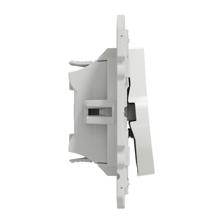 Schneider - Odace - Double Poussoir - blanc - 10A - 250V - Réf : S520216