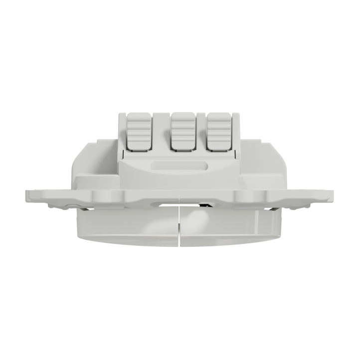 Schneider - Odace - Double Poussoir - blanc - 10A - 250V - Réf : S520216