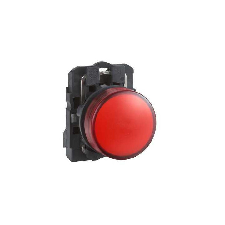 Schneider - Harmony voyant rond Ø22 - IP66 - rouge - LED intégrée - 240V - Réf : XB5AVM4