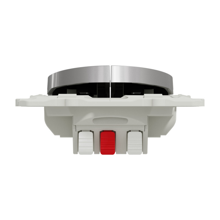 Schneider - Interrupteur double va et vient Odace - Alu - 10A - 250V - Bornes auto - Réf : S530214