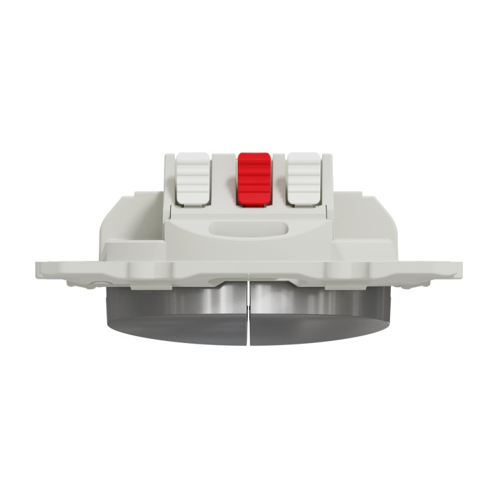 Schneider - Odace - Interrupteur double va et vient - Aluminium - 10A - 250V - Bornes auto - Réf : S530214