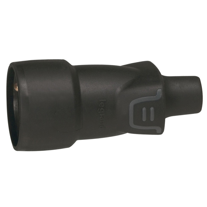 Legrand - Prolongateur 16A - caout - IP44 - IK08 - sortie droite - Réf : 050446
