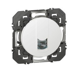 Legrand - Prise blindée RJ45 catégorie6 STP Dooxie - Finition Blanc - Réf : 600375