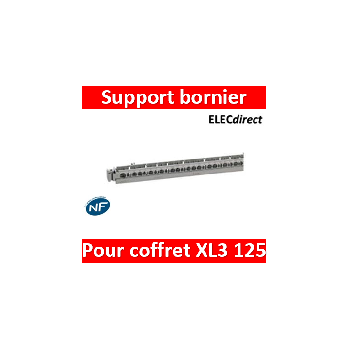 Legrand - Support de borniers - vide - 50 trous - pr coffrets Plexo³ 18 modules et XL³ 125 - 404821