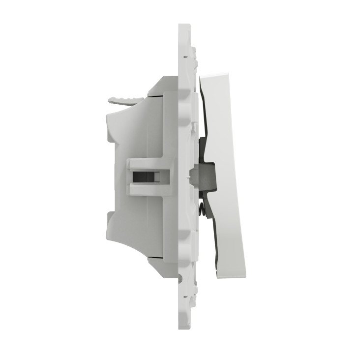 Schneider - Odace - Poussoir avec symbole carillon - Blanc - Réf : S520246