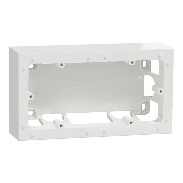 Schneider - Odace - Cadre saillie - 2 postes - Réf : S520764