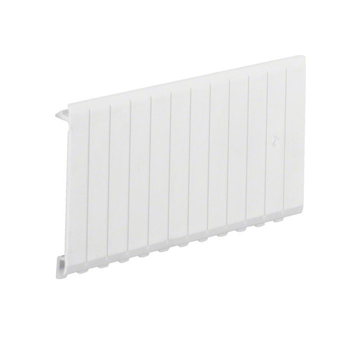 Hager - Obturateur 6 modules en bande - Réf : JP001