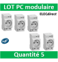Schneider - Resi9 XP - Prise de courant 2P+T 16A - 250V - R9PCS616x5