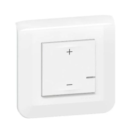 Legrand - Mosaic - Interrupteur variateur universel 2 fils sans neutre - Complet - Blanc - Réf : 078407A+277802L+080251