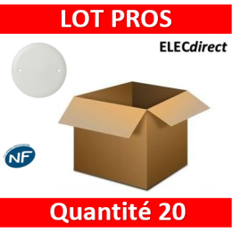 Legrand Batibox - Couvercle universel D85mm - pour boîte 1 poste - 080180x20