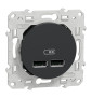 Schneider Odace - Prise Double USB 2.1A-  S540407