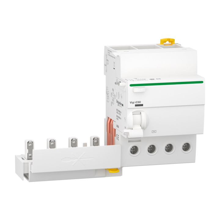 Schneider - Acti9 - iC60 - Bloc diff Vigi - 4P - 40A - 30mA - 400v -  type AC - Réf : A9Q11440