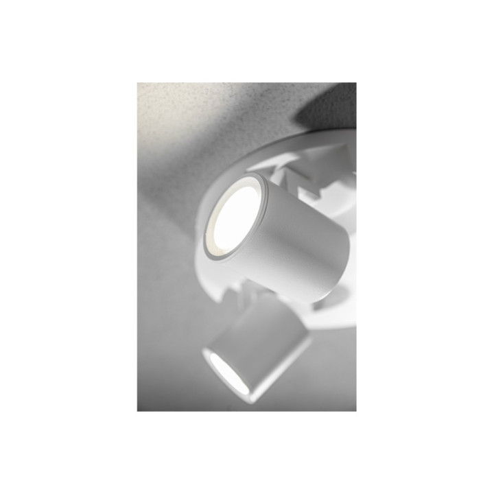 GTV Lighting - Luminaire plafond BLINK 2 - 3xGU10  - Blanc - Réf.: OS-BLND50W3-10